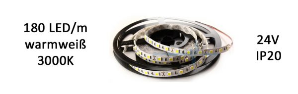 LED Strip IP20 warmweiß / LED Abstand 6 mm