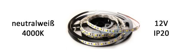 LED Strip Premium IP20 neutralweiß / 12 W/m